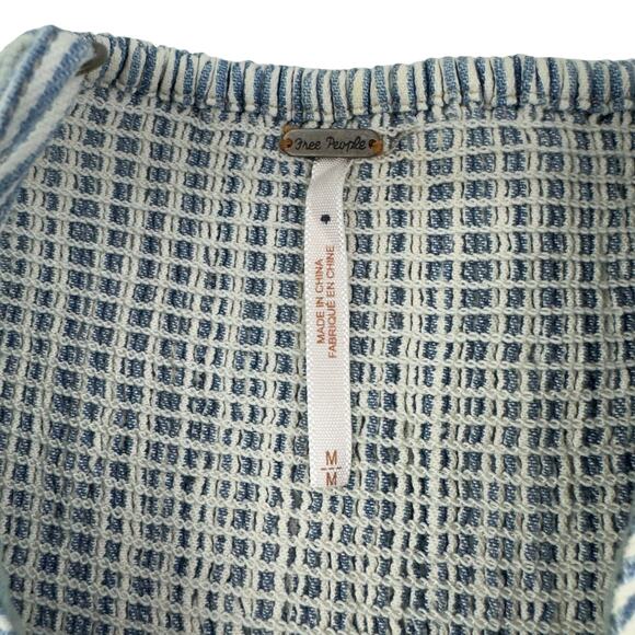 Free People Blue Striped Midi Dress - Picture 5 of 7